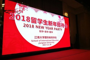New Year's party far from home, but warm in heart